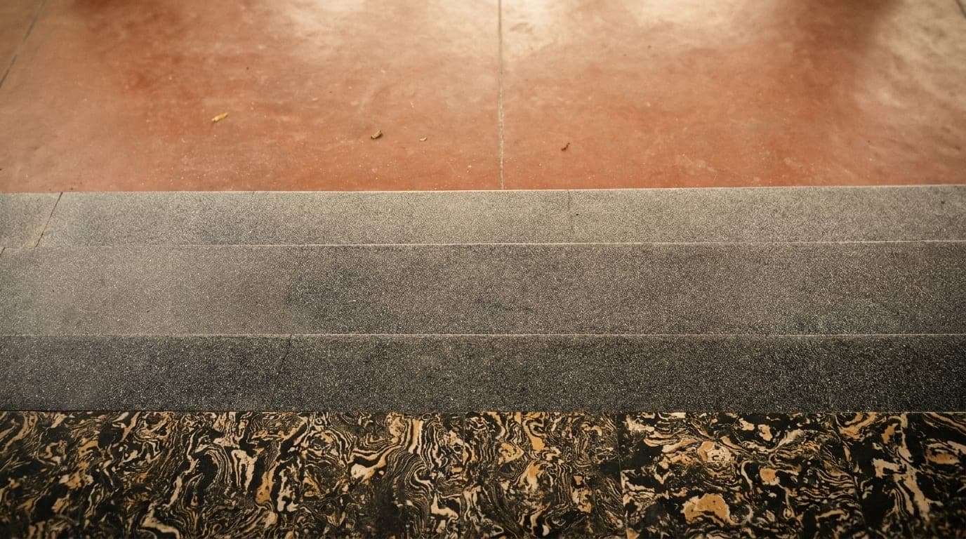 Stone threshold detail