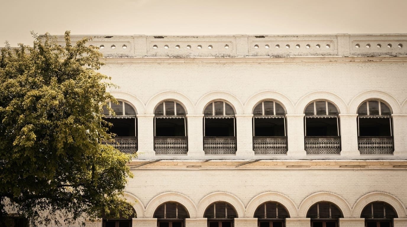 Upper facade arches