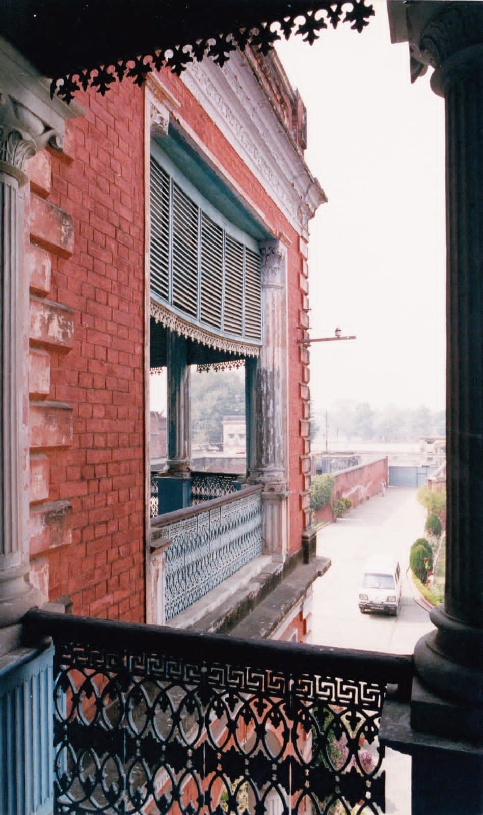 View through a Bhawan window